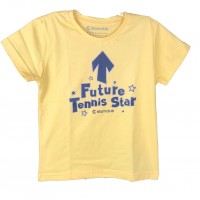 CAMISETA SLAMCLUB FUTURE TENNIS STAR - AMARELO